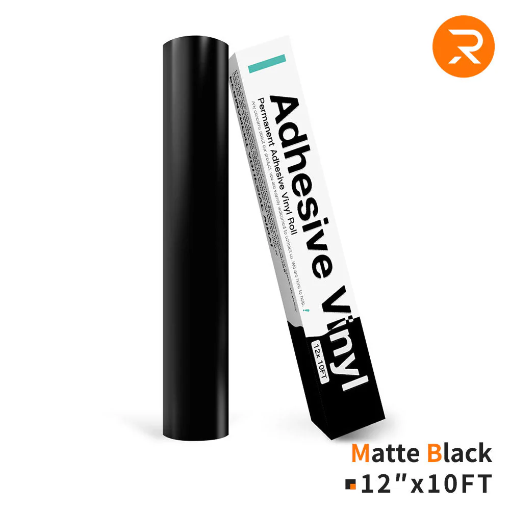 Permanent Adhesive Vinyl Roll - 12"x10 Ft (35 Colors) - Image 7