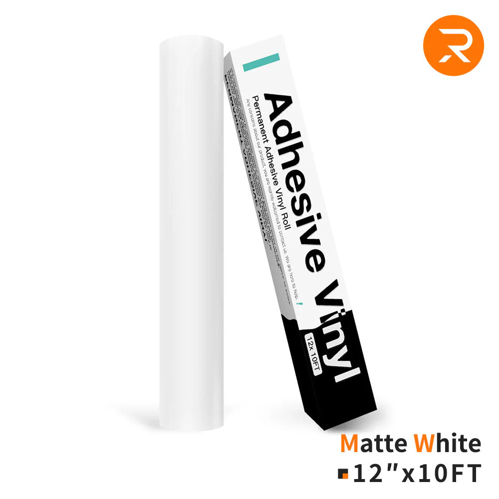 Permanent Adhesive Vinyl Roll - 12"x10 Ft (35 Colors) - Image 9