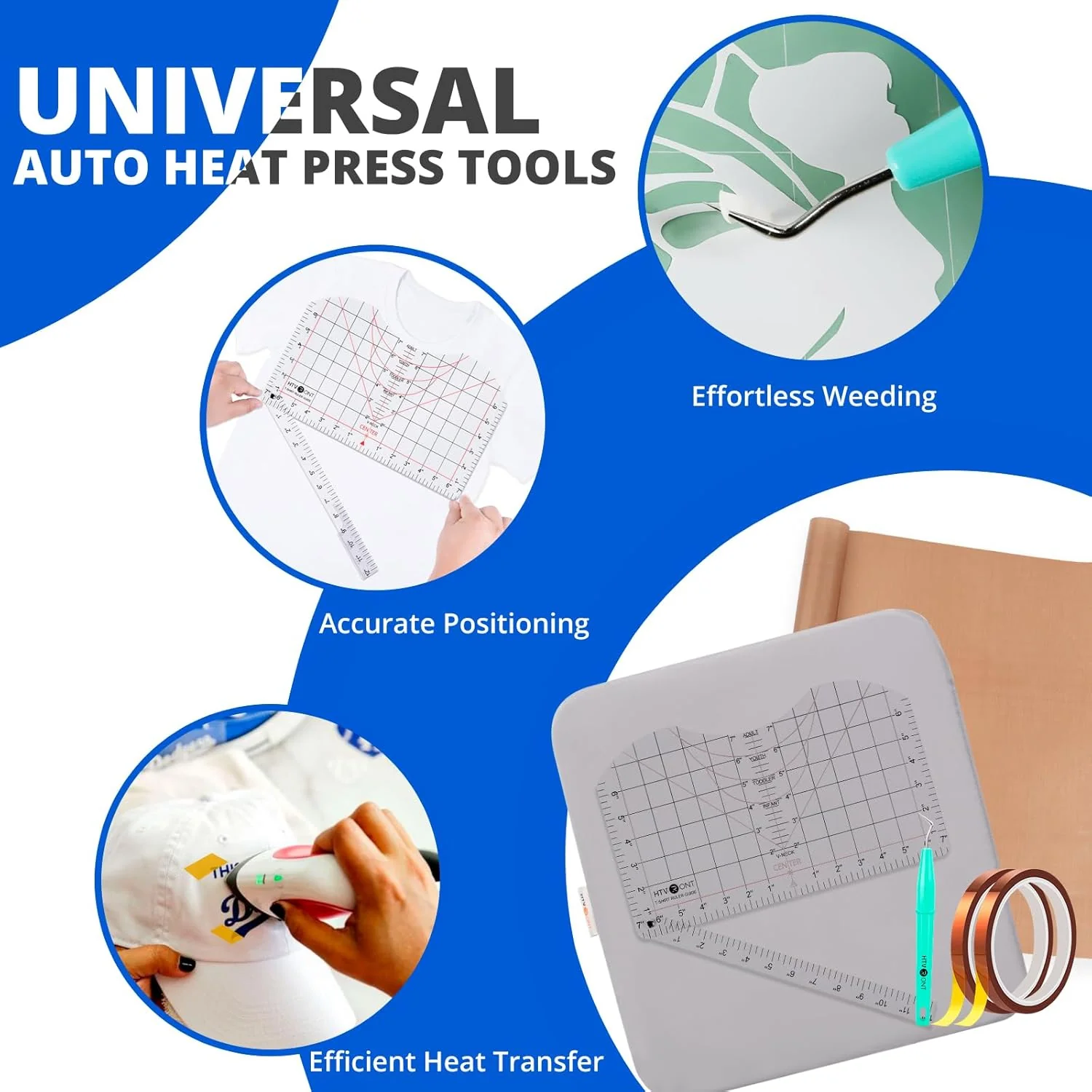 55 Pack Heat Press Accessories for 15"x15" Heat Press - Image 5