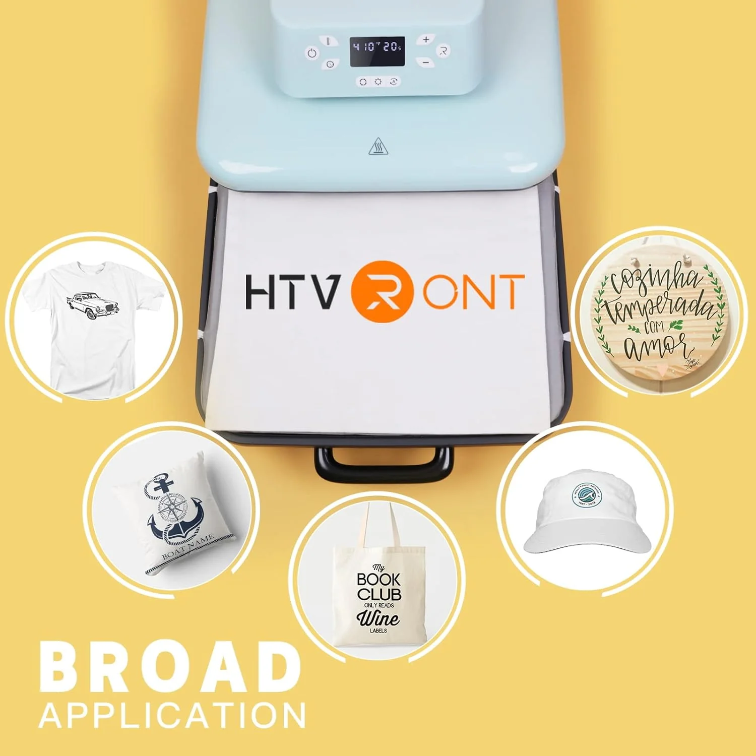 HTVRONT Auto Heat Press Machine 15"x15"  230V - (2 Colors) - Image 5