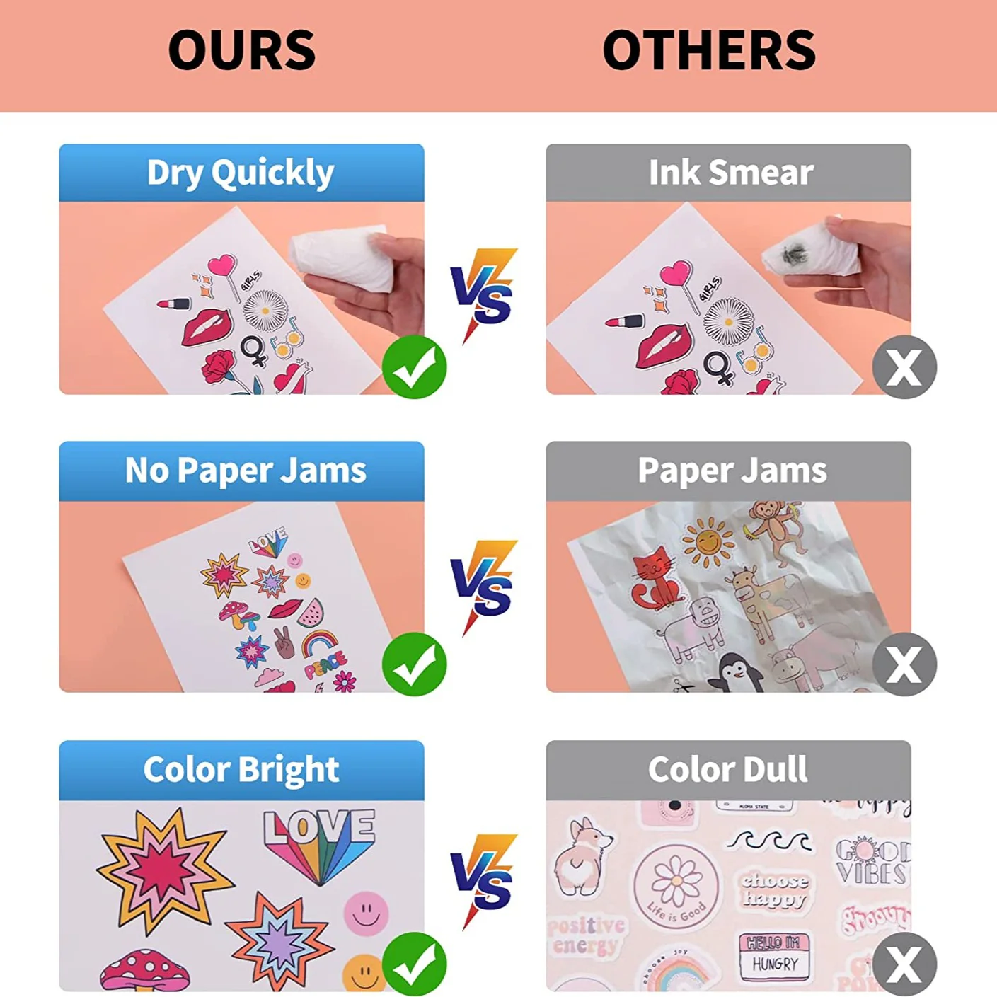 Glossy Printable Vinyl Bundle - 8.5"x11" 10 sheets - Image 7