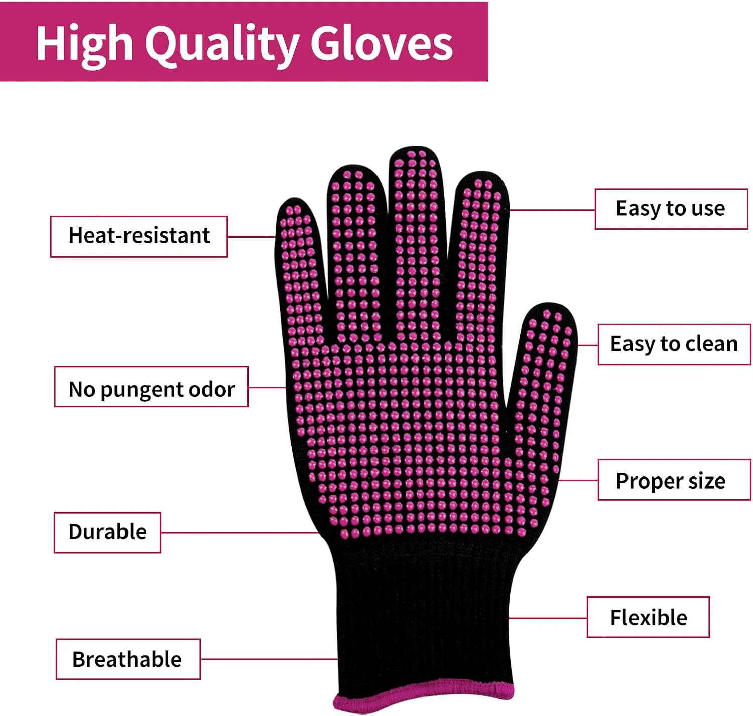 Heat Resistant Gloves for Sublimation - 2Pcs - Image 4