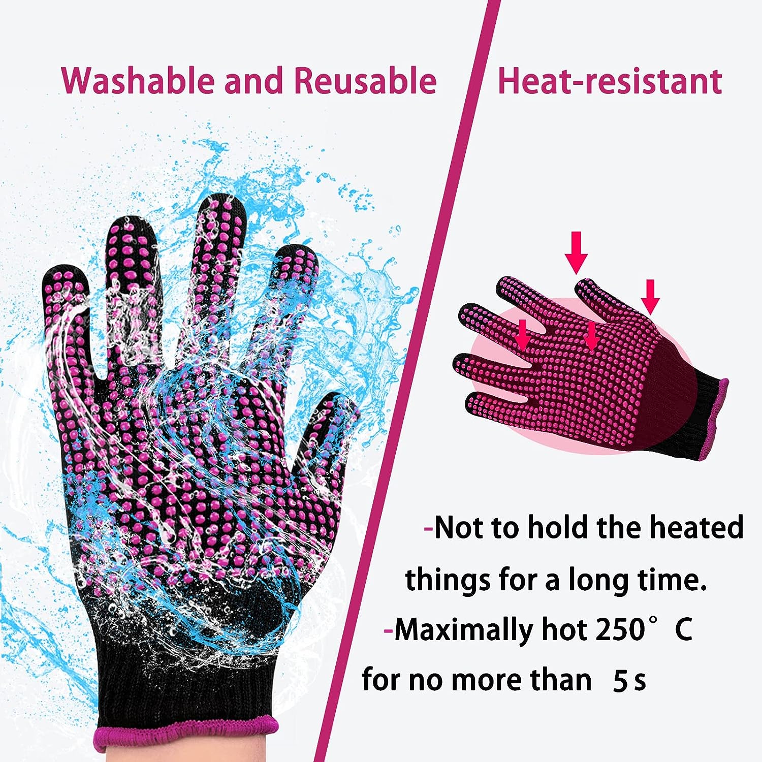 Heat Resistant Gloves for Sublimation - 2Pcs - Image 5