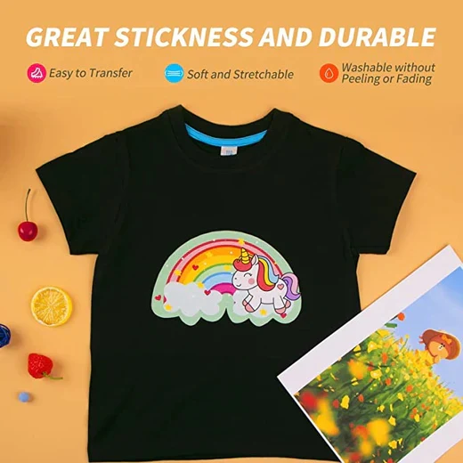 Heat Transfer Paper for Dark Fabric - 8.5" X 11" 6 Pack - Image 6