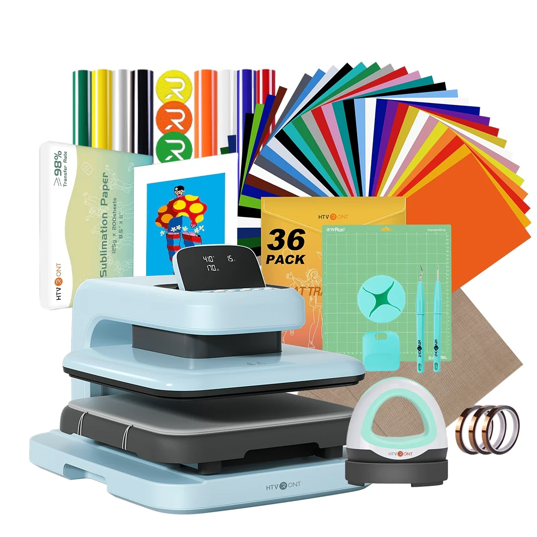 HTVRONT Auto Heat Press 2 - Digit 230V,Your Smartest Solution of Heat Transferring.For DTF,HTV,Sublimation,PUFF.For DIY T shirt,hat,jacket,pillow,ceramic,hoodie, and more - Image 10