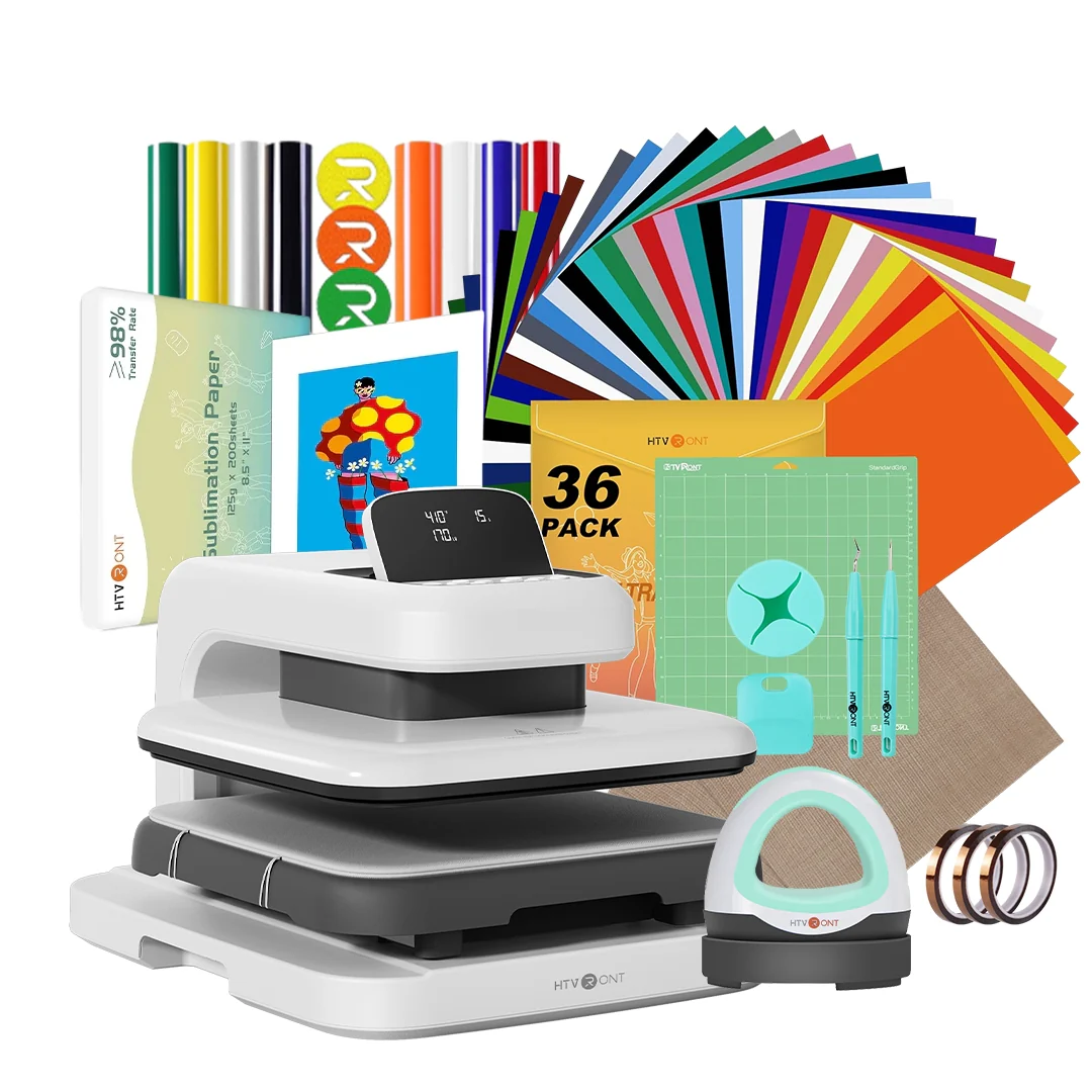 HTVRONT Auto Heat Press 2 - Digit 230V,Your Smartest Solution of Heat Transferring.For DTF,HTV,Sublimation,PUFF.For DIY T shirt,hat,jacket,pillow,ceramic,hoodie, and more - Image 9