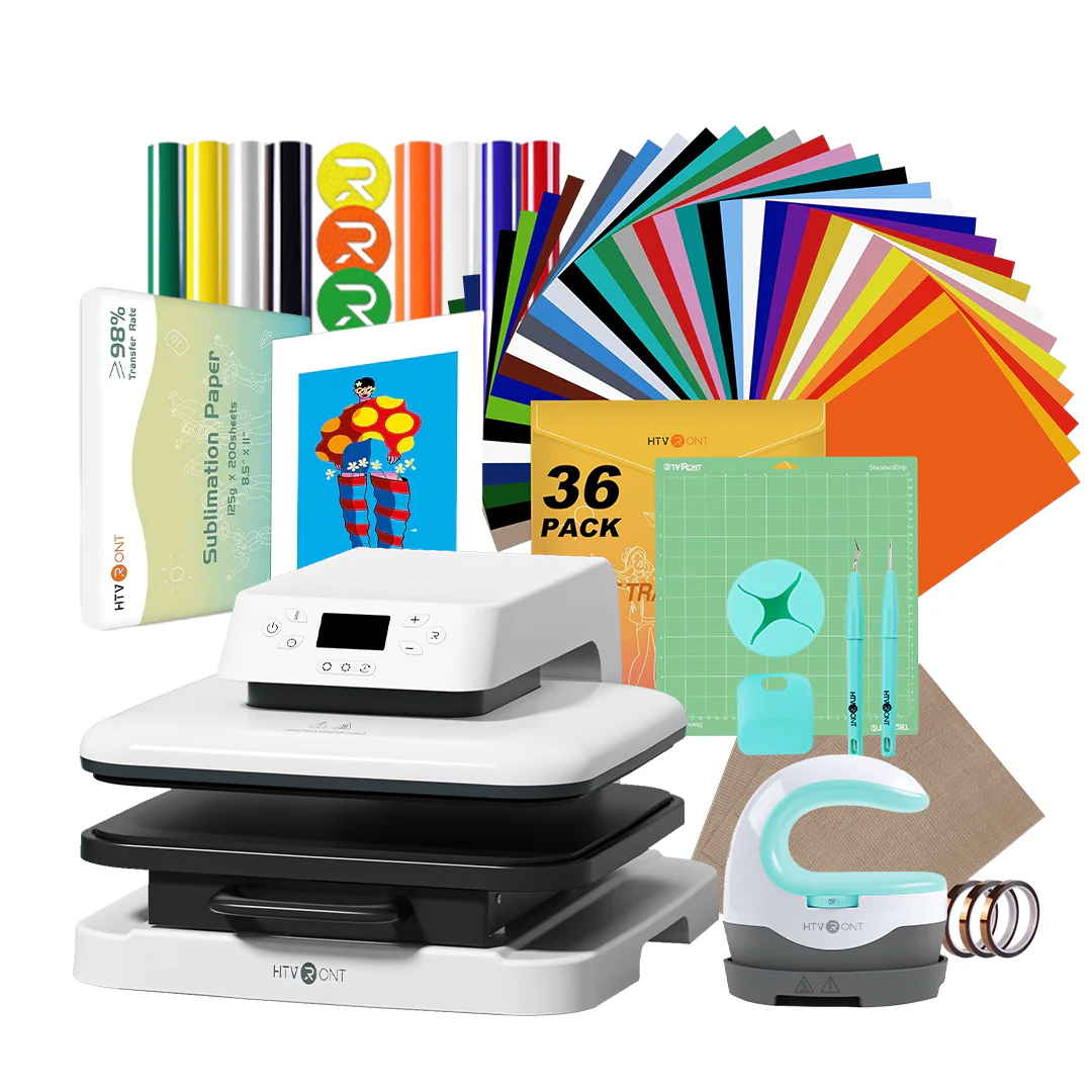 HTVRONT Auto Heat Press Machine 15"x15" 230V - (2 Colors) - Image 6