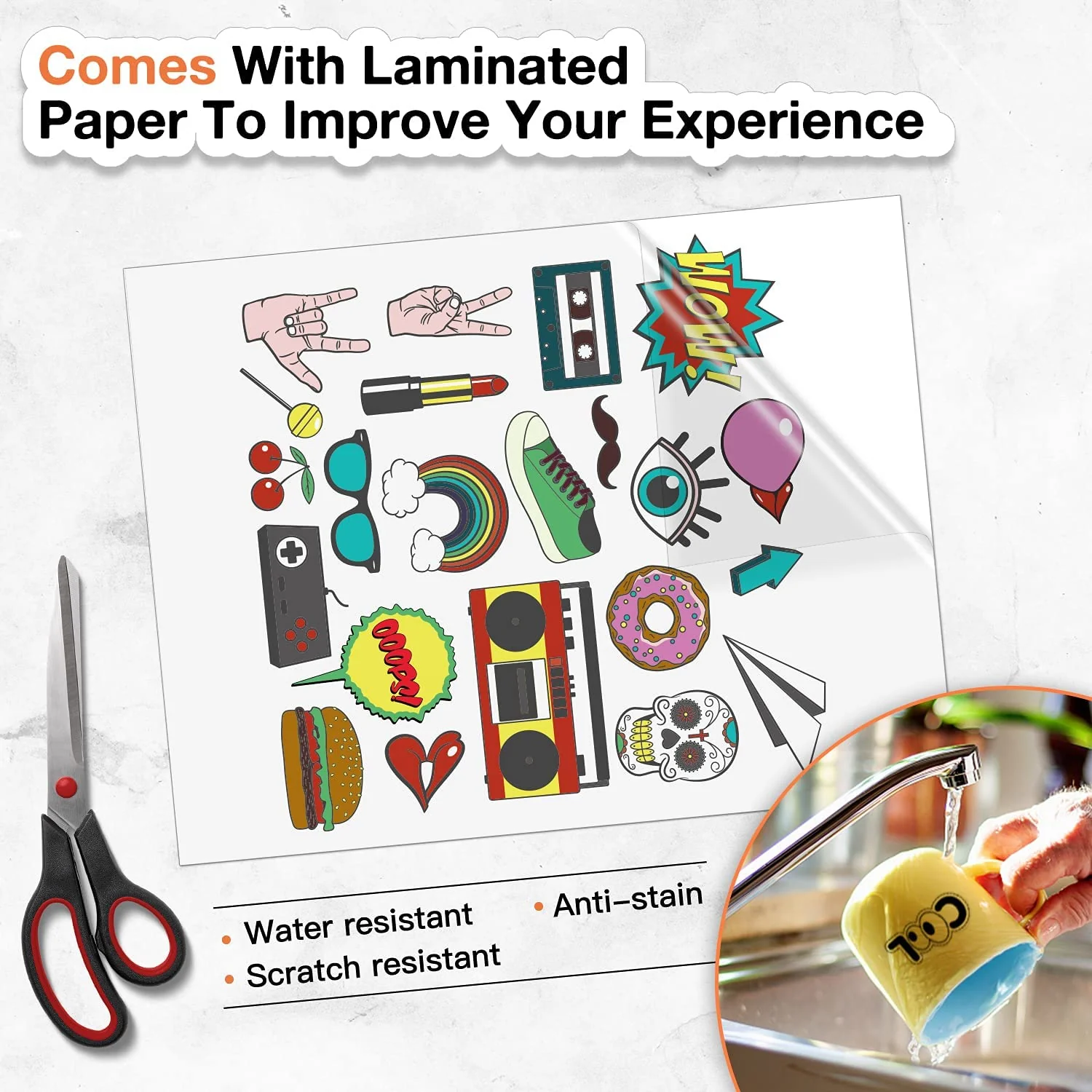 Clear Printable Vinyl Bundle - 8.5"x11" 30 sheets - Image 4