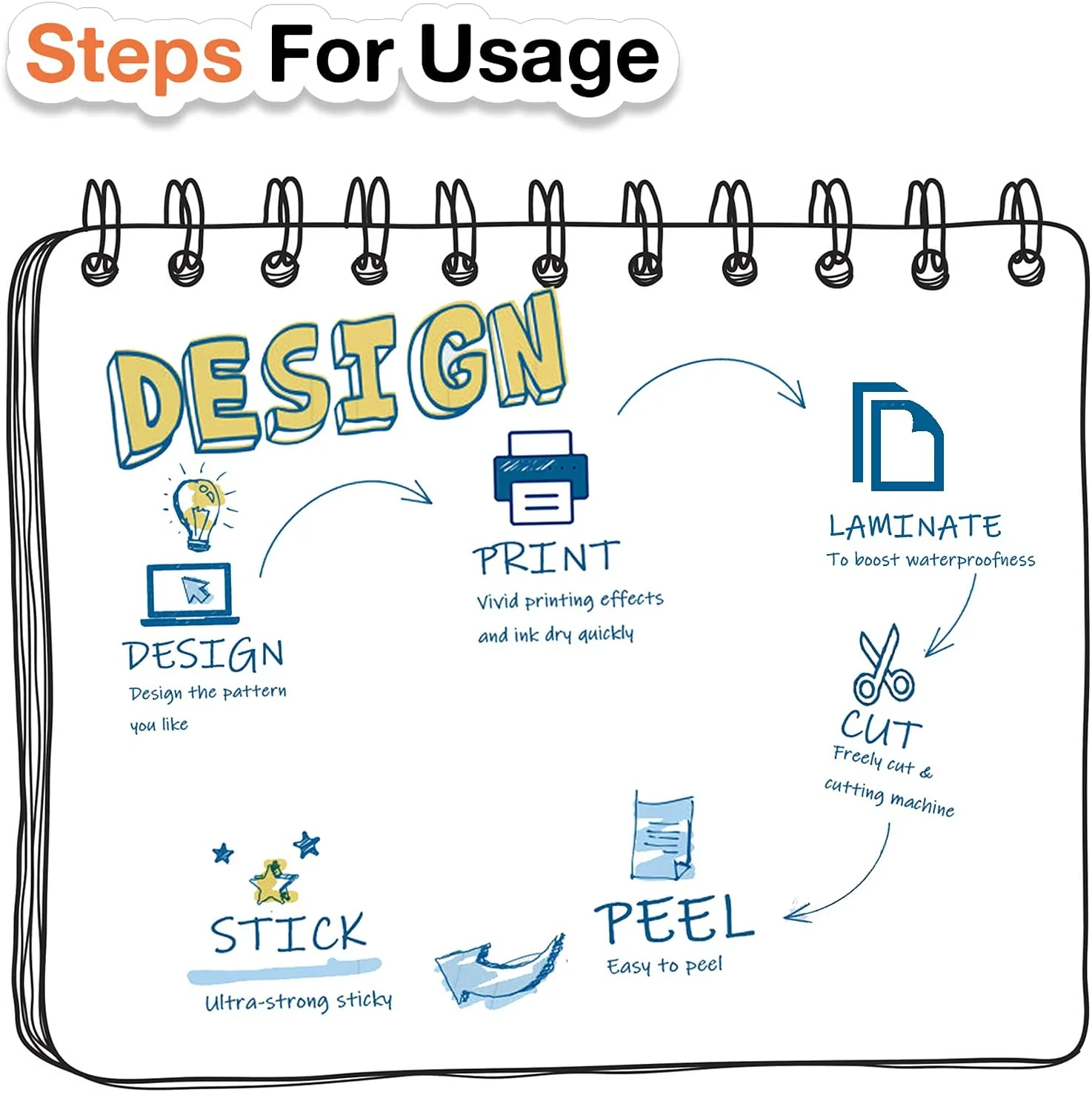 Clear Printable Vinyl Bundle - 8.5"x11" 30 sheets - Image 5