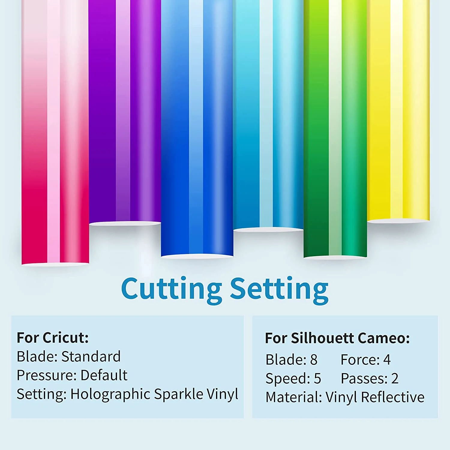 Cold Color-Changing Adhesive Vinyl Bundle - 12"x10" 8 pack - Image 6
