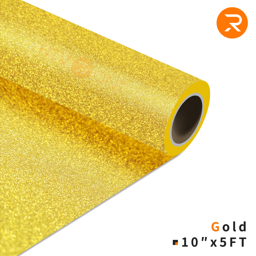 Glitter Heat Transfer Vinyl Roll - 10"x5 Ft (8 Colors) - Image 12