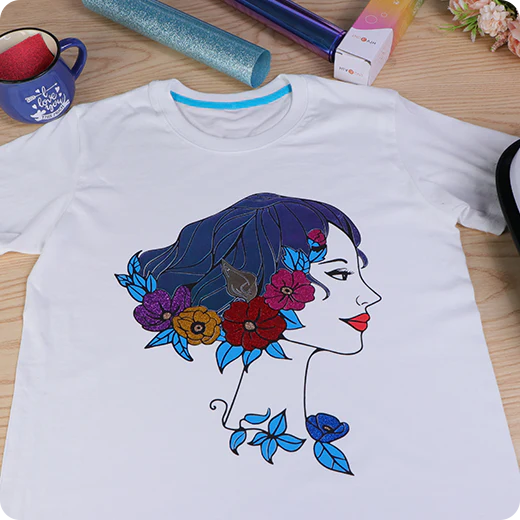 Glitter Heat Transfer Vinyl Roll - 10"x5 Ft (8 Colors) - Image 4