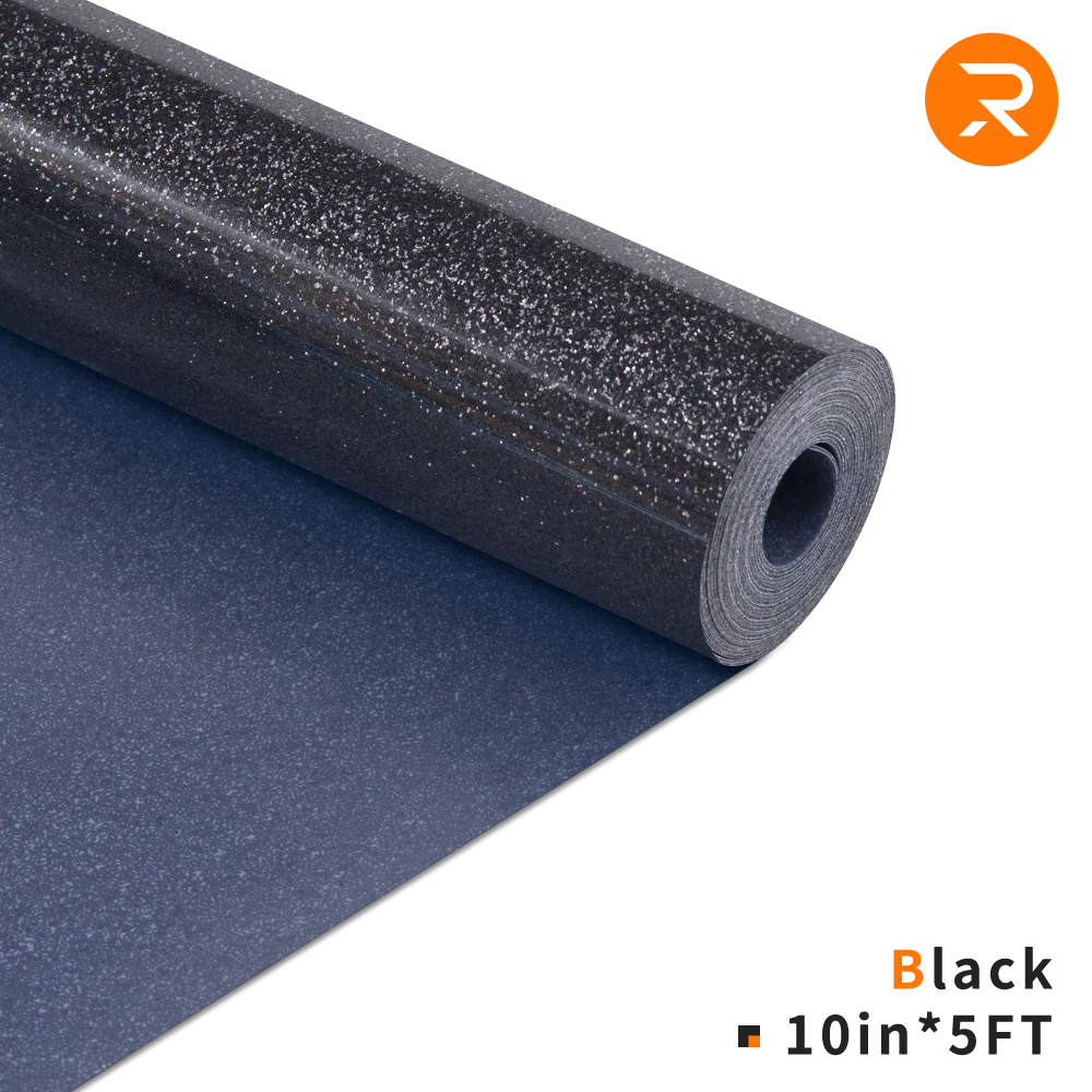 Glitter Heat Transfer Vinyl Roll - 10"x5 Ft (8 Colors) - Image 5