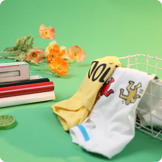 Heat Transfer Vinyl Bundle - 12"x5 Ft (6 Assorted Colors） - Image 3