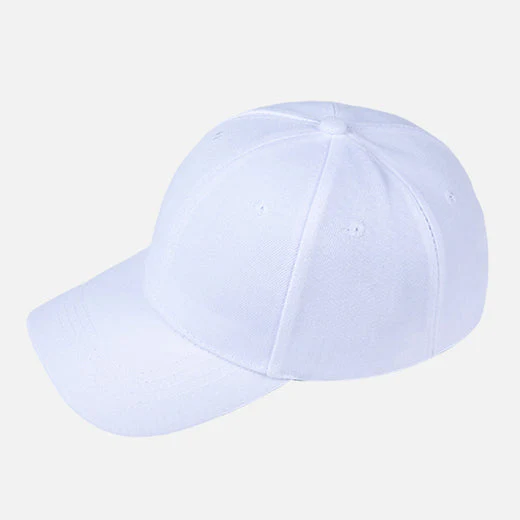HTVRONT Solid Color Baseball Cap 100% Polyester (2 Colors) - Image 5
