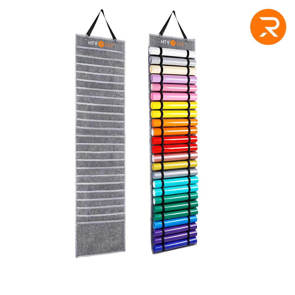 Vinyl Roll Holder - Vinyl Roll Storage with 24 Compartments - Image 9