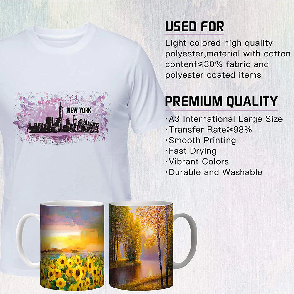 Sublimation Paper A4 - 8.5"x11" 150 Sheets - Image 5