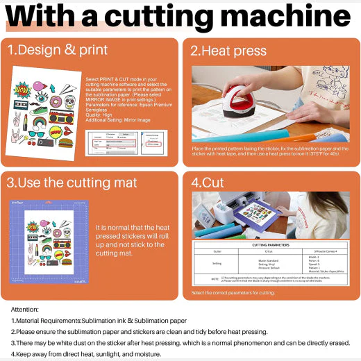 Sublimation Waterproof Sticker Paper Matte - 20 Pcs - Image 5