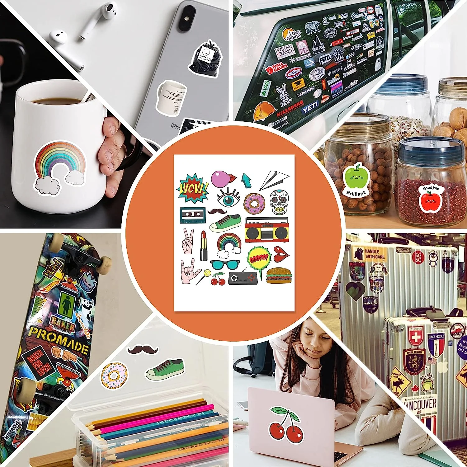 Sublimation Waterproof Sticker Paper Matte - 20 Pcs - Image 6