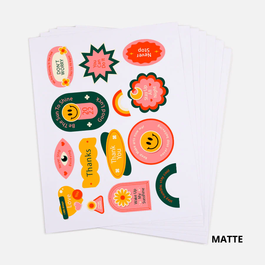 Sublimation Waterproof Sticker Paper Matte - 20 Pcs - Image 9